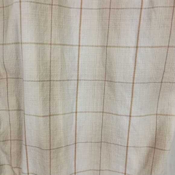 Levis Jeanswear Mens Plaid Windowpane Short Sleeve Pearl Snap Western Shirt XL - Picture 6 of 7